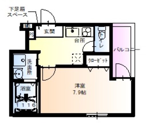 フジパレス花園西町の物件間取画像